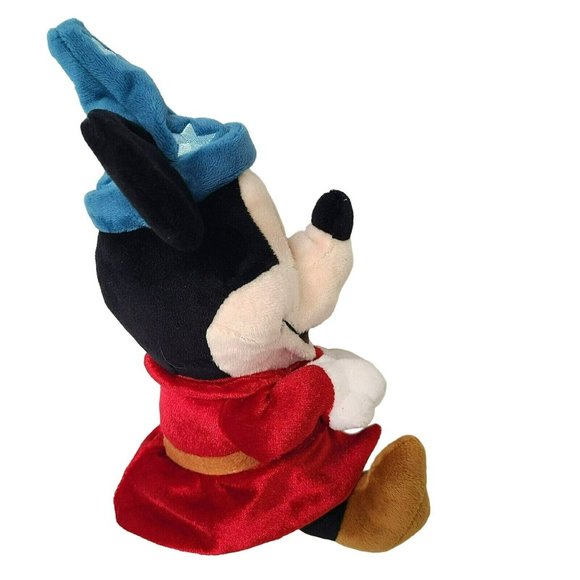 Disney Fantasia Sorcerer Mickey Mouse Phunny Plush Toy Doll - 8 Inch - Picture 4 of 7